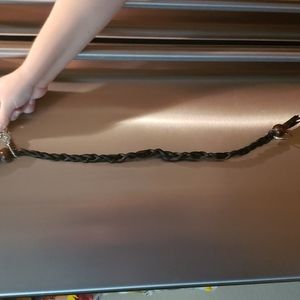 Leather wallet chain